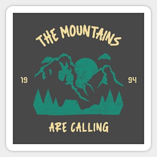 The Mountains Are Calling Sticker